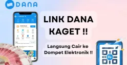 Dapatkan saldo DANA gratis hingga Rp250.000 dari link DANA kaget berikut ini, klaim dan cairkan sekarang ke dompet elektronik. (Sumber: Poskota/Aldi Harlanda Irawan)