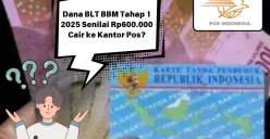 Dana BLT BBM tahap 1 2025 senilai Rp600.000 cair ke kantor pos (Sumber: Poskota/Insan Sujadi)