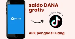 Dapatkan saldo DANA gratis Rp200.000 dari aplikasi penghasil uang TikTok. (Sumber: Poskota/Della Amelia)