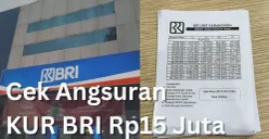 Cara pinjam saldo dana KUR Rp15 juta di BRI. (Sumber: Poskota/Faiz)