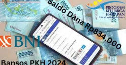 NIK e-KTP atas kepemilikan nama Anda berhasil terima saldo dana Rp834.000 dari subsidi bansos PKH 2024 lewat Rekening BNI. (Sumber: Poskota/Gabriel Omar Batistuta)