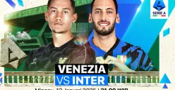 Buruan cek jadwal dan info live streaming resmi venezia vs Inter Milan di sini. (Sumber: Vidio.com)