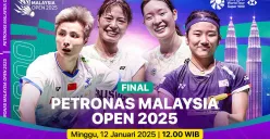 Link live streaming dinal Malaysia Open 2025. (Sumber: Vidio)