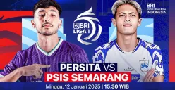 Link live streaming Persita vs PSIS di pekan 18 Liga 1 musim 2024-25. (Sumber: Vidio)