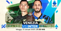 Link live streaming Venezia vs Inter Milan. (Sumber: Vidio)