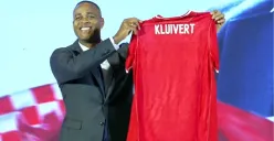 Patrick Kluivert saat resmi diperkenalkan sebagai pelatih anyar Timnas Indonesia di Hotel Mulia, Jakarta Pusat, Minggu, 12 Januari 2025. (Sumber: YouTube/PSSI TV)