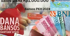 NIK e-KTP atas nama kamu berhasil terima saldo dana Rp1.000.000 dari subsidi bansos PKH 2024 via Rekening BNI. (Sumber: Poskota/Gabriel Omar Batistuta)