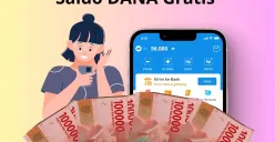 Klaim saldo DANA gratis cair ke dompet elektronik. (Sumber: Poskota/Audie Salsabila)