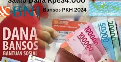 NIK di e-KTP atas nama Anda terima saldo dana Rp834.000 dari subsidi bansos PKH 2024 via Rekening BNI. (Sumber: Poskota/Gabriel Omar Batistuta)