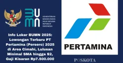 Info loker BUMN 2025 Pertamina. (Sumber: Poskota/Yusuf Sidiq)