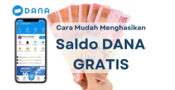 Simak berikut ini, cara praktis untuk mendapatkan saldo DANA gratis hingga ratusan ribu rupiah ke dompet elektronik. (Sumber: Poskota/Aldi Harlanda Irawan)