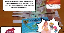 NIK KTP penerima bansos mendapatkan dana dari kementerian sosial via pkh 2025 untuk ibu hamil dan anak usia dini (Sumber: Poskota/Insan Sujadi)