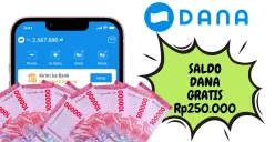 Cara Klaim Saldo DANA Gratis Rp250.000 Tanpa Tipu-Tipu. (Sumber: Poskota/Nur Rumsari)