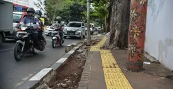 Ilustrasi trotoar. (Sumber: Poskota/Bilal Nugraha Ginanjar)