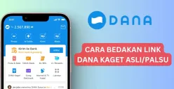 Ikuti langkah membedakan link DANA Kaget. (Sumber: Poskota/Legenda Kinanty Putri)