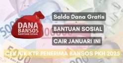 Pemerintah akan mencairkan saldo dana melalui program bantuan sosial. Ini cara cek NIK KTP penerima bansos PKH 2025 (Sumber: Poskota/Herdyan Anugrah Triguna)