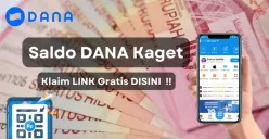 Klaim link DANA kaget gratis hari ini, 16 Januari 2025, dapatkan hingga Rp275.000. (Sumber: Poskota/Aldi Harlanda Irawan)