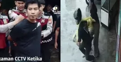 Aksi emak-emak berhasil menangkap maling di Lampung hanya dengan tangan kosong. (Sumber: Tangkap Layar Instagram/@lagi.viral)