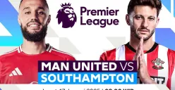 Streaming Manchester United vs Southampton. (Sumber: Vidio)