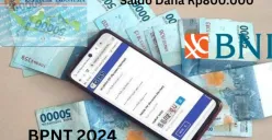 NIK e-KTP atas kepemilikan nama Anda berhasil terima saldo dana bansos Rp800.000 dari subsidi BPNT 2024 via Rekening BNI. (Sumber: Poskota/Gabriel Omar Batistuta)