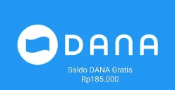 Saldo DANA gratis Rp185.000 bisa diklaim ke dompet elektronik. (Sumber: Poskota/Gabriel Omar Batistuta)