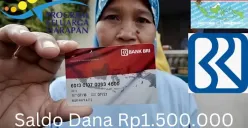 NIK KTP atas nama kamu terpantau terima saldo dana Rp1.500.000 dari subsidi bansos PKH 2024 via Rekening BRI. (Sumber: Poskota/Gabriel Omar Batistuta)