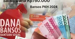 Saldo dana Rp750.000 dari subsidi bansos PKH 2024. (Sumber: Poskota/Gabriel Omar Batistuta)