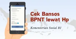 Informasi pengecekan bansos BPNT. (Sumber: Poskota/Della Amelia)