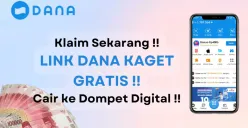 Dapatkan saldo DANA kaget gratis khusus hari ini, 18 Januari 2025, senilai Rp325.000 cair ke dompet elektronik. (Sumber: Poskota/Aldi Harlanda Irawan)