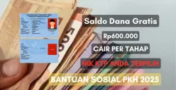 Saldo Dana Rp600.000 cair langsung dari pemerintah setiap tahapnya lewat penyaluran bantuan sosial PKH 2025 untuk NIK KTP terpilih. (Sumber: Poskota/Herdyan Anugrah Triguna)