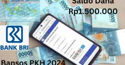 NIK e-KTP atas kepemilikan nama kamu tervalidasi by system mendapat saldo dana Rp1.500.000 dari subsidi bansos PKH 2024 via Rekening BRI. (Sumber: Poskota/Gabriel Omar Batistuta)