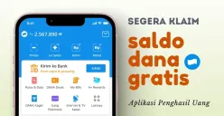 Dapatkan saldo DANA gratis melalui aplikasi penghasil uang. (Sumber: Poskota/Della Amelia)