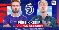 Streaming Persik Kediri vs PSS Sleman. (Foto: Vidio)