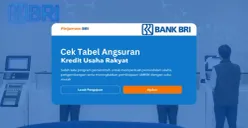 Cek sebelum pinjam, tabel angsuran KUR BRI. (Sumber: Poskota/Faiz)