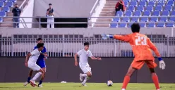 Matthew Baker saat membela Timnas Indonesia U17 menghadapi Kuwait di kualifikasi Piala Asia U17 2025. (Sumber: pssi.org)