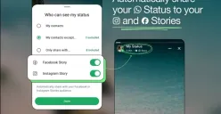 Terdapat fitur WhatsApp yang disebut cross-posting, apa itu? (Sumber: Meta)