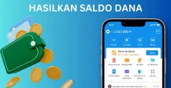 Cara menghasilkan saldo DANA gratis. (Sumber: Poskota/Legenda Kinanty Putri)