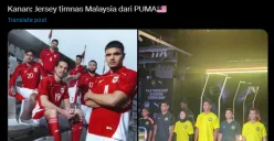 Perbandingan jersey Timnas Indonesia baru dan Malaysia. (Sumber: X/@gilabola_ina)