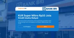 Simulasi angsuran KUR super mikro BRI maksimal Rp10 juta. (Sumber: Poskota/Faiz)