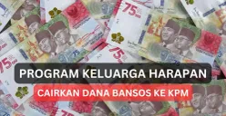 Bantuan sosial PKH menyalurkan uang gratis ke KPM. (Sumber: Poskota/Legenda Kinanty Putri)