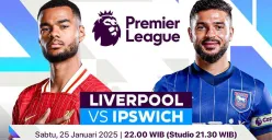 Link live streaming Streaming Liverpool vs Ipswich. (Sumber: Vidio)