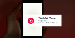 Cara download lagu di aplikasi YouTube musik. (YouTube)