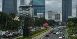 Rekayasa lalu lintas di sekitar kawasan GBK hari ini, Sabtu, 6 Juni 2026. (Sumber: Poskota/Bilal Nugraha Ginanjar)