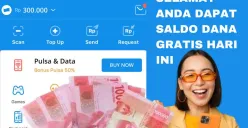 Anda berhak terimal saldo DANA gratis dari aplikasimpenghasil uang (Sumber: Poskota/Rivera Jesica Souisa)