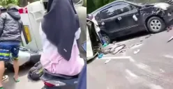 Tangkapan layar video pasca kejadian kecelakaan di Leuweung Tiis, Garut, Jawa Barat. (Sumber: Instagram/@garutupdate_)