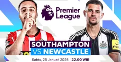 Link live streaming Southampton vs Newcastle United. (Sumber: Vidio)