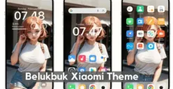 tema Xiaomi HyperOS yang mirip dengan iPhone (Sumber: HyperOS Theme)