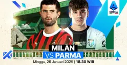 Info live streaming streaming AC Milan vs Parma. (Sumber: Vidio)