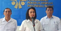 Wakil Menteri Pelindungan Pekerja Migran Indonesia (P2MI), Christina Aryani, mengutuk keras insiden penembakan terhadap lima Pekerja PMI oleh otoritas Maritim Malaysia (APMM). (Sumber: Poskota/Ahmad Merizal Sutomo)