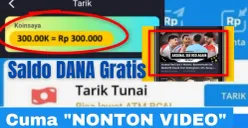 Nonton video dapat saldo DANA? Coba aplikasi ini, isi dompet elektronik Anda sekarang juga! (Sumber: Poskota/Fani Ferdiansyah)